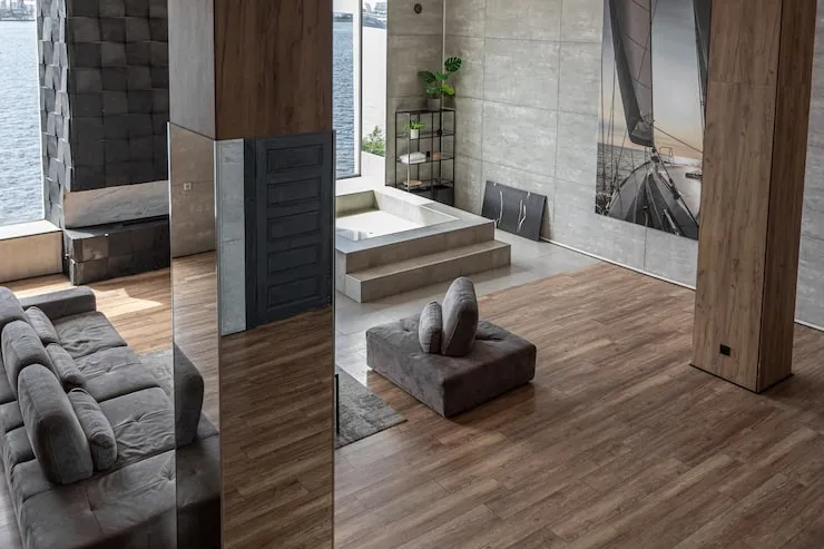 stylish-minimalistic-restrained-modern-interior-apartment-spacious-room-with-swimming-pool-large-panoramic-windows-overlooking-mountains-without-people-daytime_267786-8381